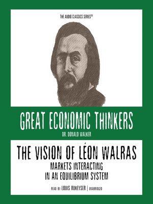 cover image of The Vision of Léon Walras